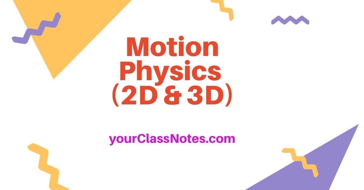 2D and 3D motion pdf