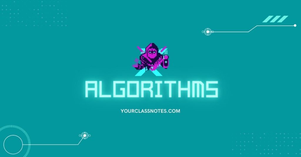 Algorithms Notes In PDF | Algorithm EBook For Download - YourClassNotes.com